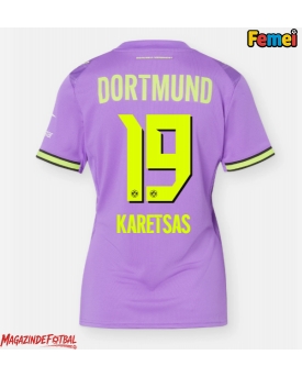 Borussia Dortmund Konstantinos Karetsas #19 Tricou Fotbal Replică 2026-27 Femei Treilea